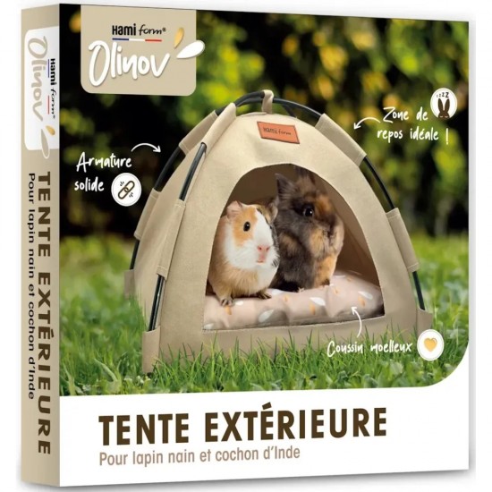 Tenda da esterno Olinov per conigli nani e porcellini d'India - Hamiform NEW